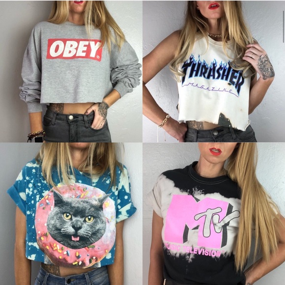 CUSTOM Gap Tie Dye Gray Crewneck Sweatshirt XL - Picture 11 of 12